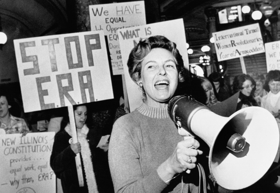 Magnifying Her Voice Against ERA, Chicago Tribune, April 28, 1976. (Figure 1)